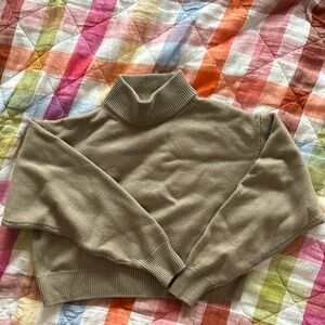 Aritzia Cropped Sweater - 100% Merino Wool